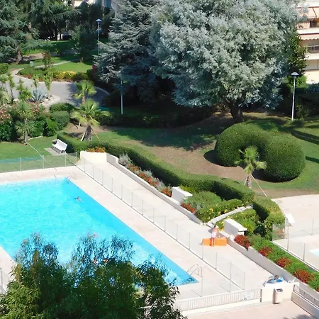 Apartmán Charming T2 Eden Park With Swimming Pool Private Parking Juan-les-Pins